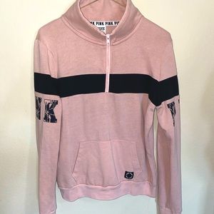 {VICTORIA’S SECRET PINK} Med. Pink Zip-Up Jacket